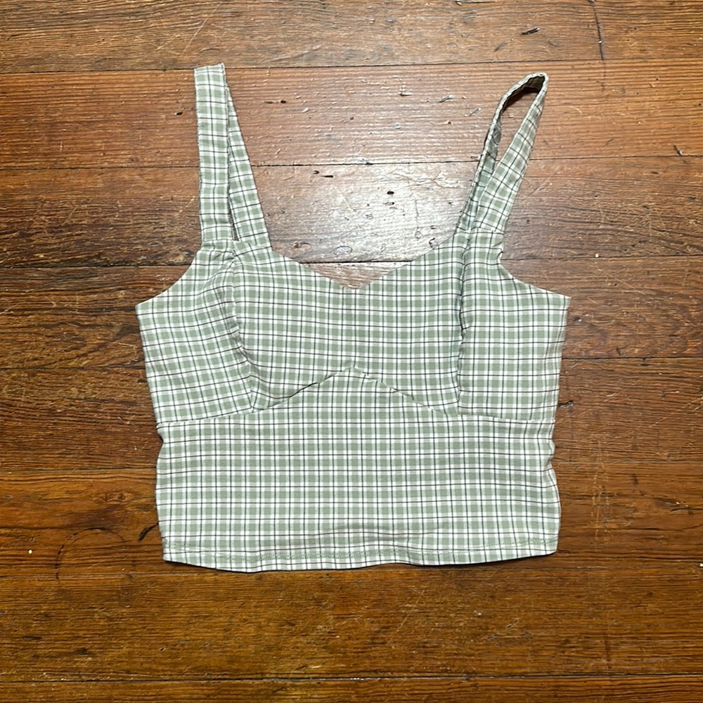 Hollister Plaid Tank Top #361N